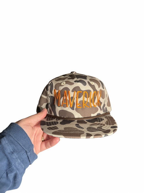 Custom Camo Hat
